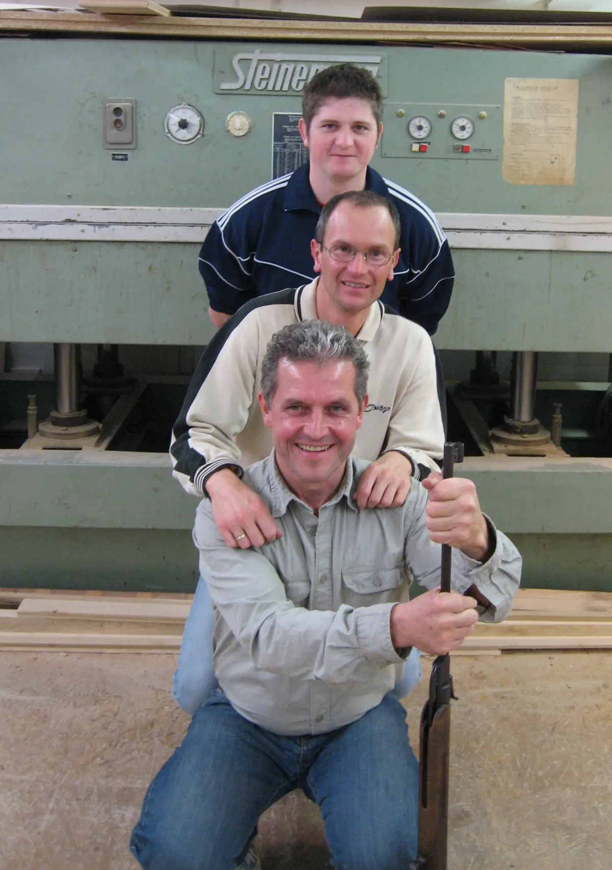 Siegerfoto Zimmergewehrschießen 2008