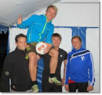 Fussball Dreikampf