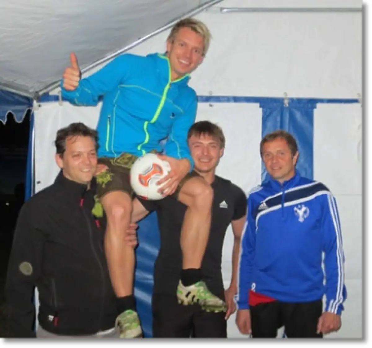 Siegerfoto Fussball Dreikampf 2013
